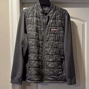Vineyard Vines Men's Charcoal Quilted Jacket